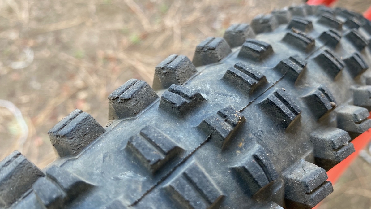 WTB Trail Boss 2.4 & 2.6 Review (This tire has been abused for weeks, and there's only minimal wear showing on the cornering knobs.)