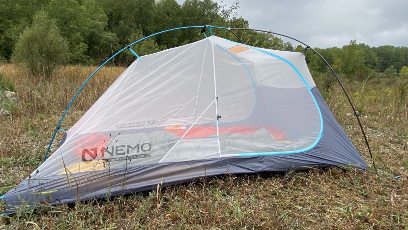 backpacking tent - one of our favorites for light weight, the nemo hornet elite osmo is...