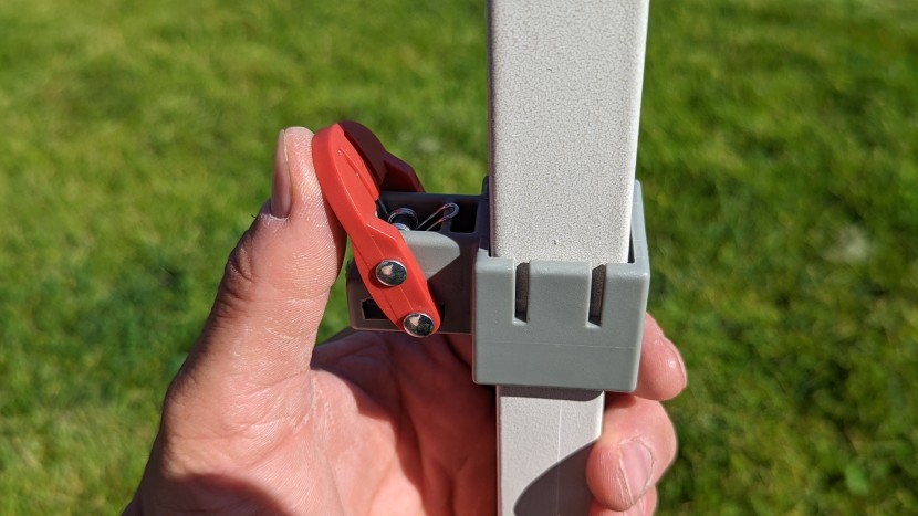 canopy tent - levers like this one are crucial to a safe and easy setup. these...