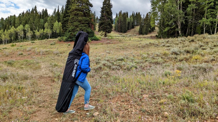 clam outdoors quick-set escape - quality: great. protection: great. carrying case: not so great. it's...