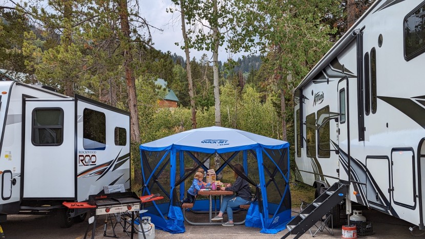 clam outdoors quick-set escape - we feel this canopy is perfect for rv camping as well as traditional...