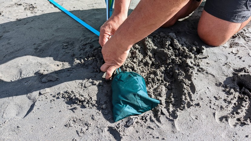 the built-in sand bags are a little small but the still do an...