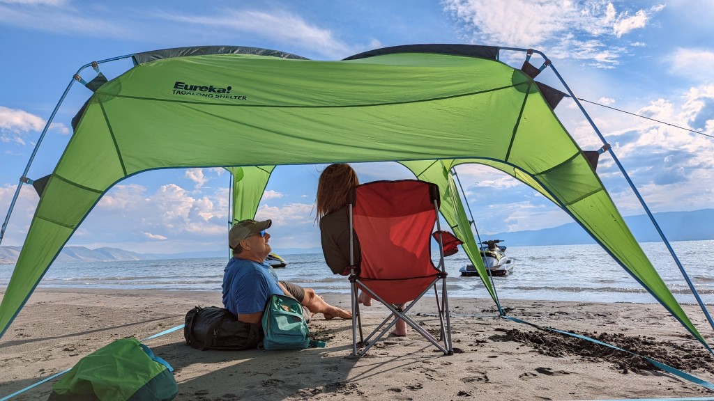 eureka tagalong shelter - the tagalong is a little smaller than the typical cathedral style...