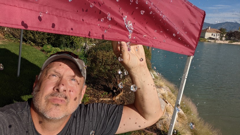 the quality seam-taped stitching on the eurmax didn't allow a drop...