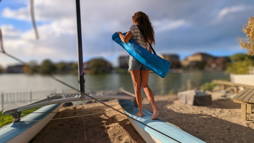 pacific breeze easy up - carrying the pacific to the beach is nearly effortless. we liked to...