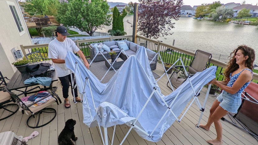 setup is a breeze. in fact, the v-series is one of easiest to set...