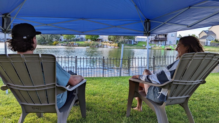 the e-z up performs well in nearly every outdoor setting, including...