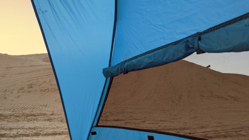 pacific breeze easy up - if temps begin to rise, simply roll up the drapes on both sides of...