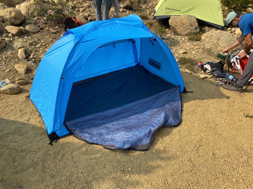 black diamond hilight - the sweetest part about the hilight, at least during nice weather...