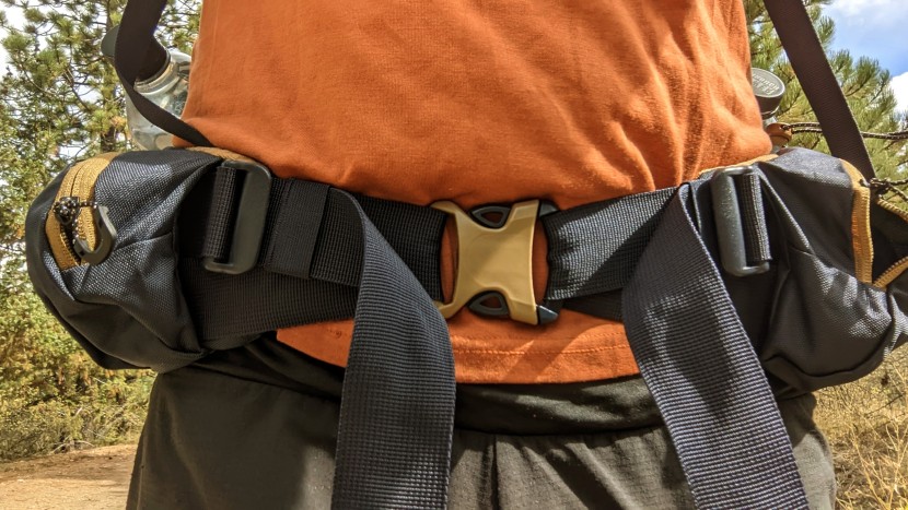 decathlon forclaz mt500 air 50+10 - the hipbelt is more rigid than many we've tested, which feels more...