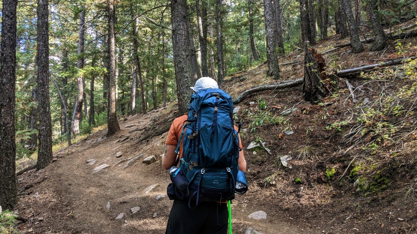 decathlon forclaz mt500 air 50+10 - the mt500 isn't the lightest, but it's light enough to keep us...