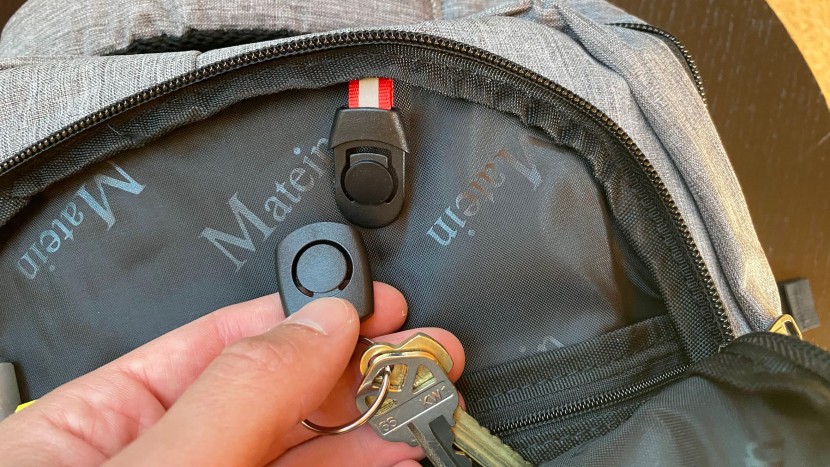 matein travel - practical features like a removable key chain add functionality to...