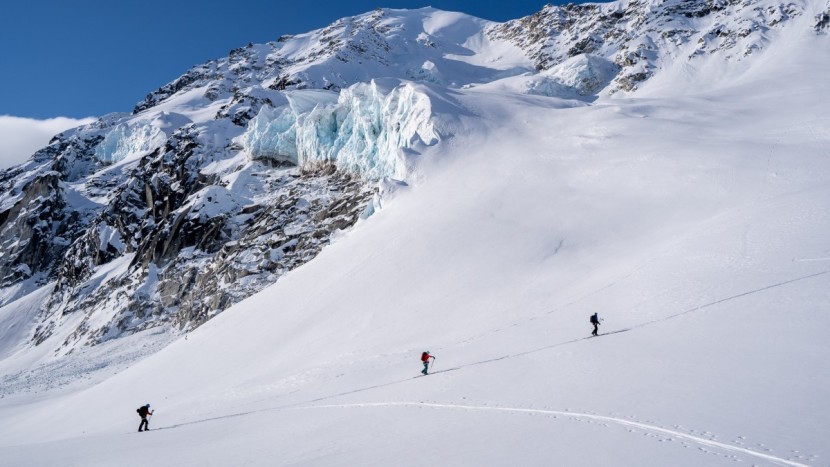 kohla freeride - in steeper skinning, the high traction of the kohla freeride might...