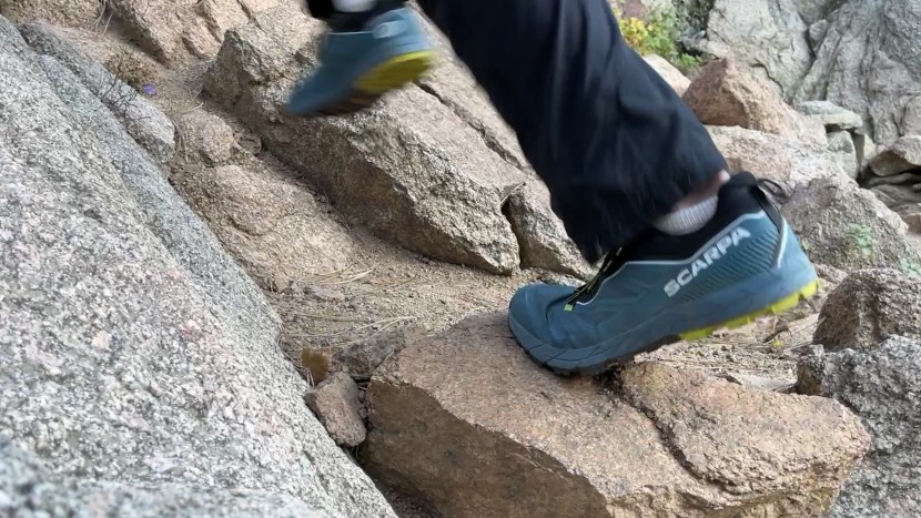 scarpa rapid - the rapid is very comfortable on the trail, doubling as a mountain...