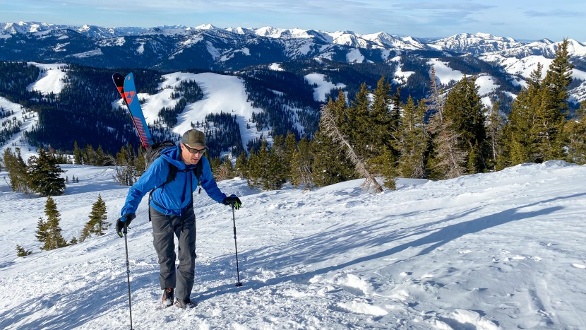 fischer hannibal 96 - booting for time with light skis and early morning light. this...
