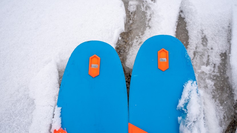 fischer hannibal 96 - the tips of the fischer hannibal 96. we didn't test the proprietary...