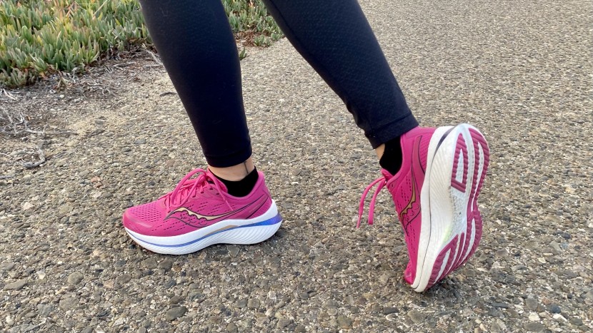 saucony endorphin speed 3 for women - the high stack height and pwrrunpb cushioning soften the impact of...