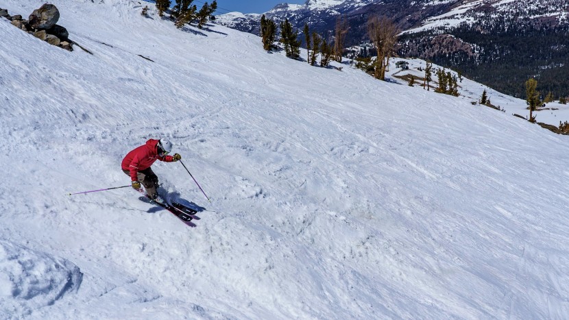 atomic maverick 95 ti - we're excited to try softer days than this one on the maverick 95 ti.