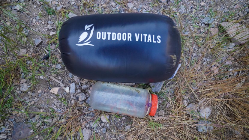 outdoor vitals summit 15 - the packed size of the outdoor vitals summit 15 was near-average...