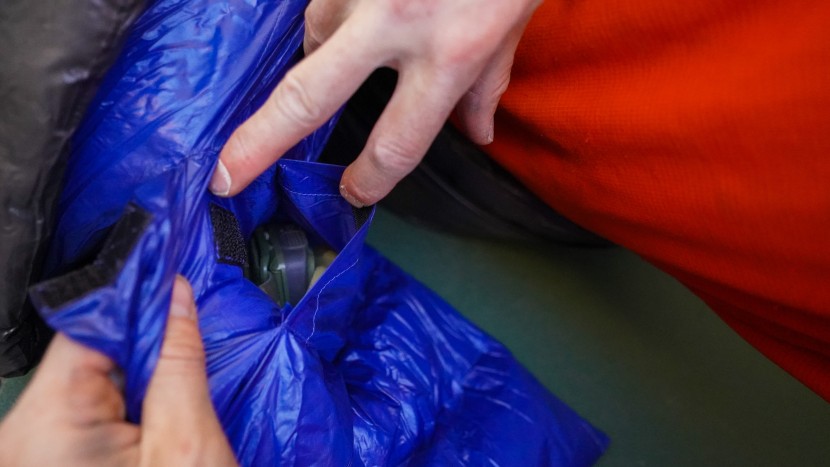 outdoor vitals summit 15 - there is a small accessory pocket on the chest baffle flap. this...