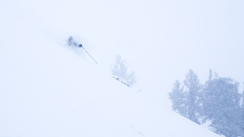 black diamond helio carbon 115 - this is what you get the helio carbon 115 ski for. deep, steep, fast...