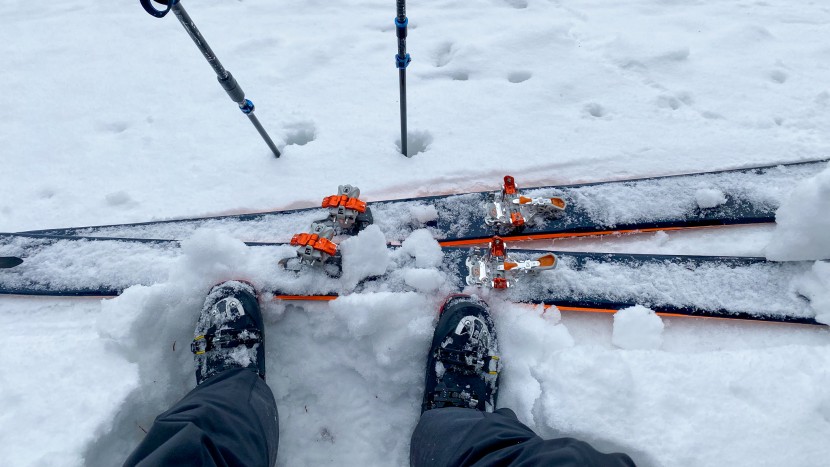 blizzard zero g 105 - transitioning the blizzard zero g for a late-season session in...