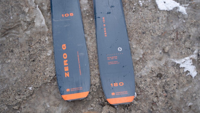 blizzard zero g 105 - the dimensions of the blizzard zero g are larger than other skis we...