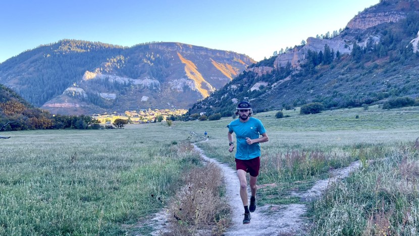 running shirt - our lead tester matthew used the rabbit ez on an evening run in sw...
