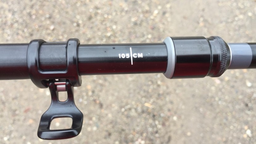 the lever lock (left) is metal and strong. the locking mechanism...