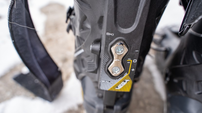 la sportiva vega - the inverted ski/walk mode lever on this boot is a bit unconventional.