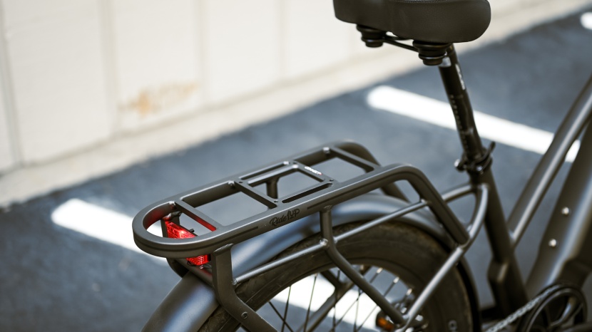 the rear rack is welded to the frame and, according to ride1up, can...