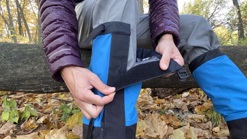 gaiters - the outdoor research crocodile attaches easily for a full-length...