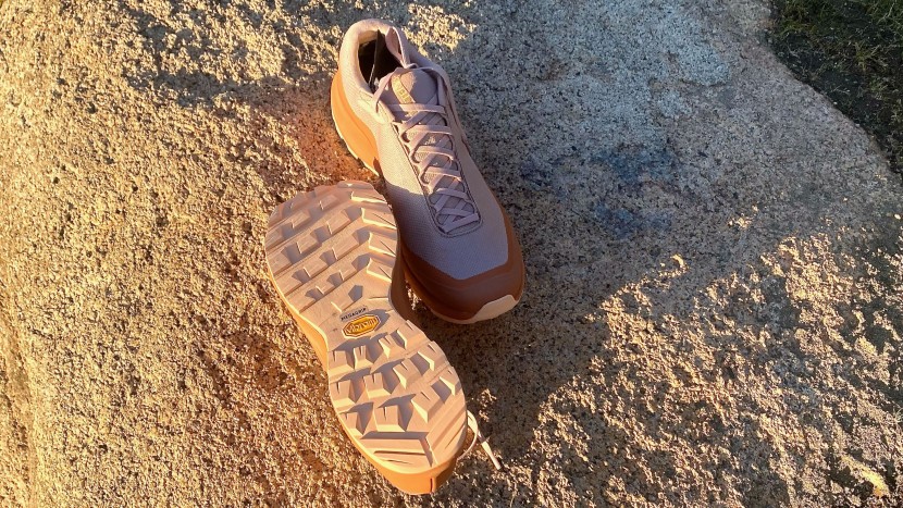 sticky vibram outsoles do well on granite slabs and other hard rock...