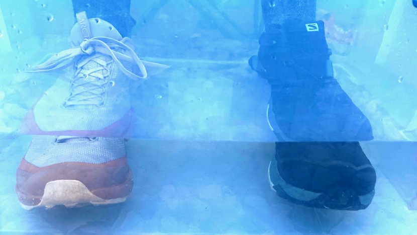 arc'teryx aerios fl 2 gtx for women - the aerios handled water testing like a pro, the gore-tex liner...