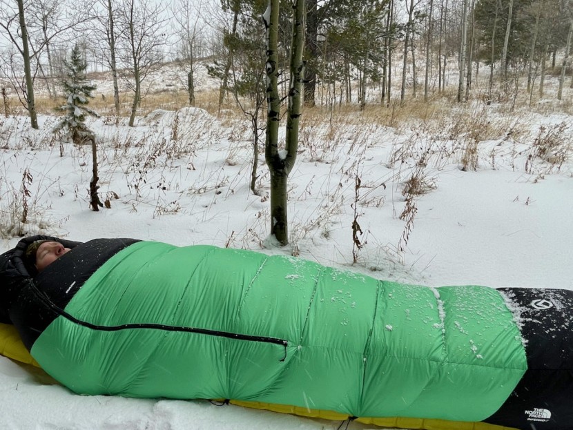 the north face inferno 0 - snug as a bug in a rug, the inferno keeps the cold out