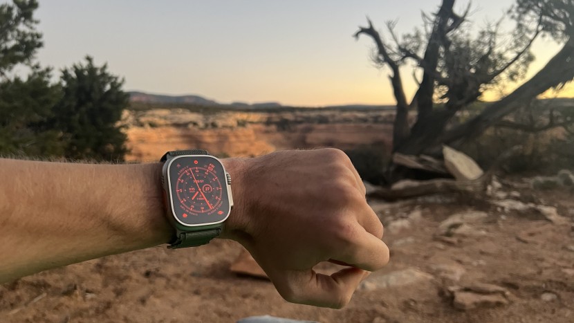 apple watch ultra - the red light adjustment of the standard watch face is one of our...