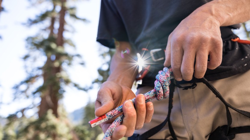 mammut 9.5 crag we care classic - the tight weave of the sheath offered excellent handling and...