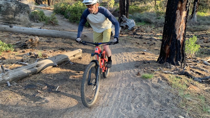 mountain bike tires - the trail boss works great as a rear tire with great cornering...