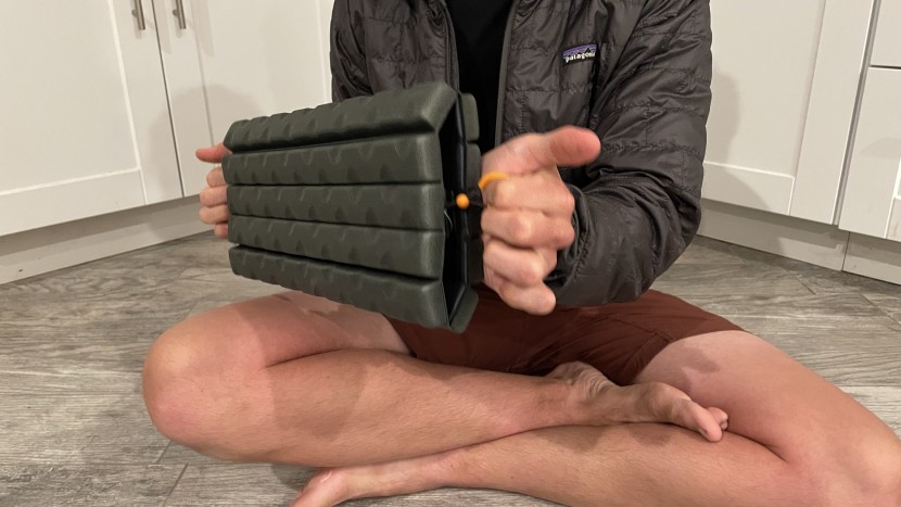 a look at the brazyn roller in its collapsed state.