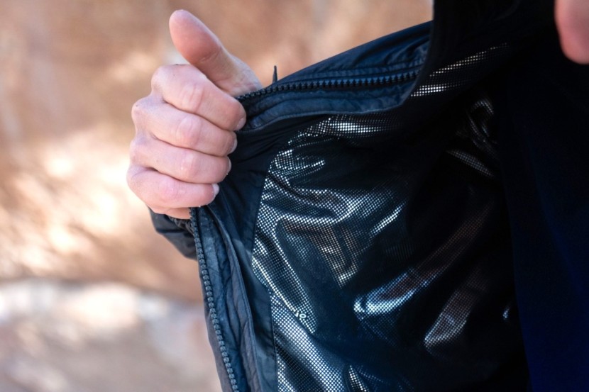 columbia pike lake - a look at columbia's omni-heat reflective lining.