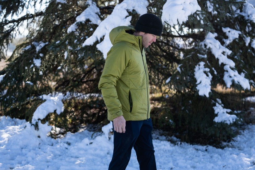 mountain hardwear compressor hoody - we liked the fit of the compressor. the sleeves provided an ample...