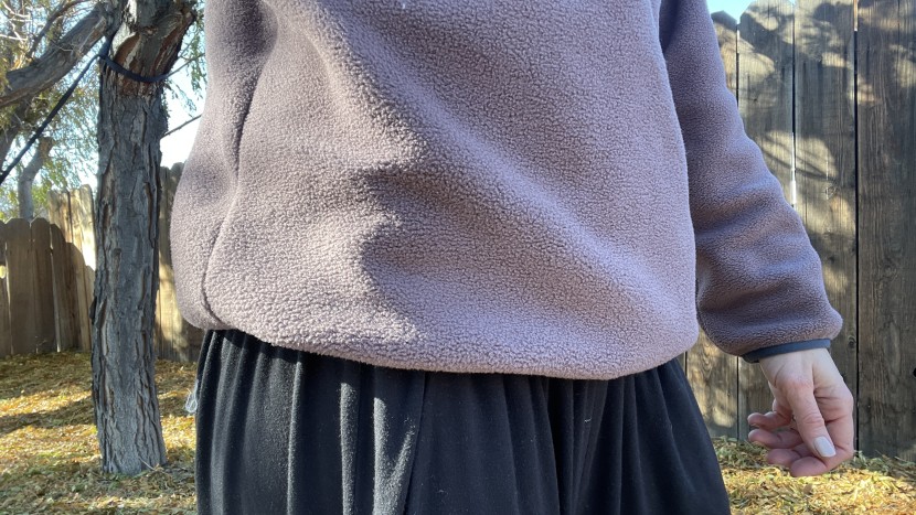 patagonia lightweight synchilla snap-t for women - the way the synchilla blouses over makes it difficult to comfortably...