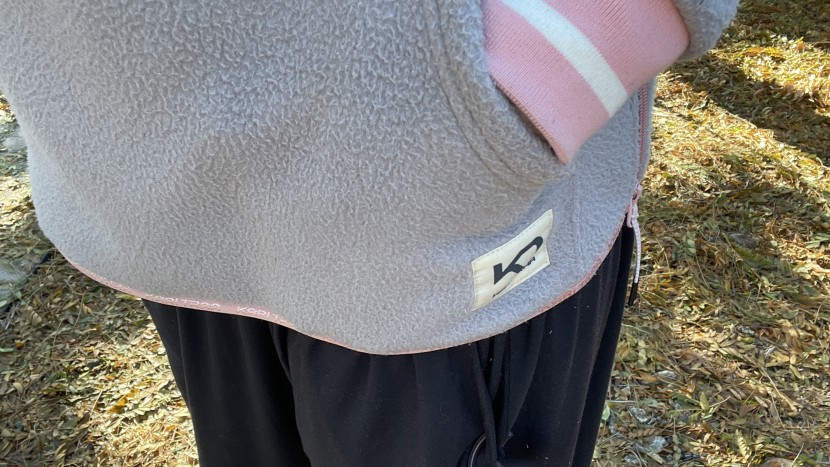 kari traa rothe fleece hoodie for women - a cozy passthrough pocket and side ventilation zips help make the...