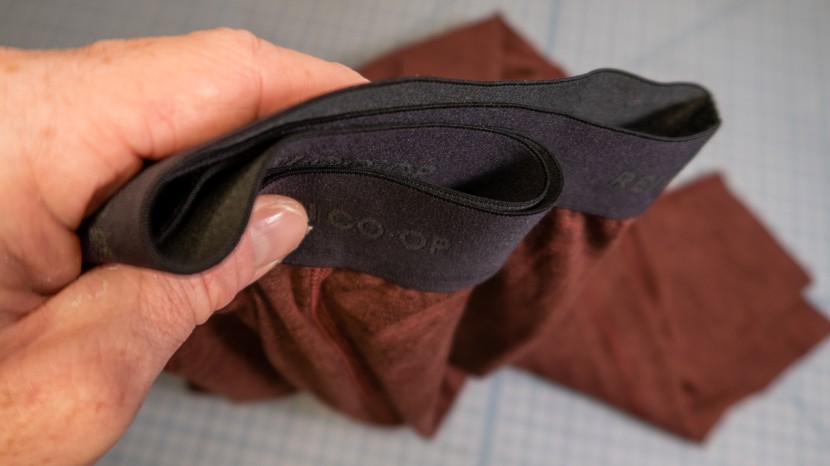 rei co-op midweight bottoms - the thick, 1.5" wide waistband is comfortable and holds well against...