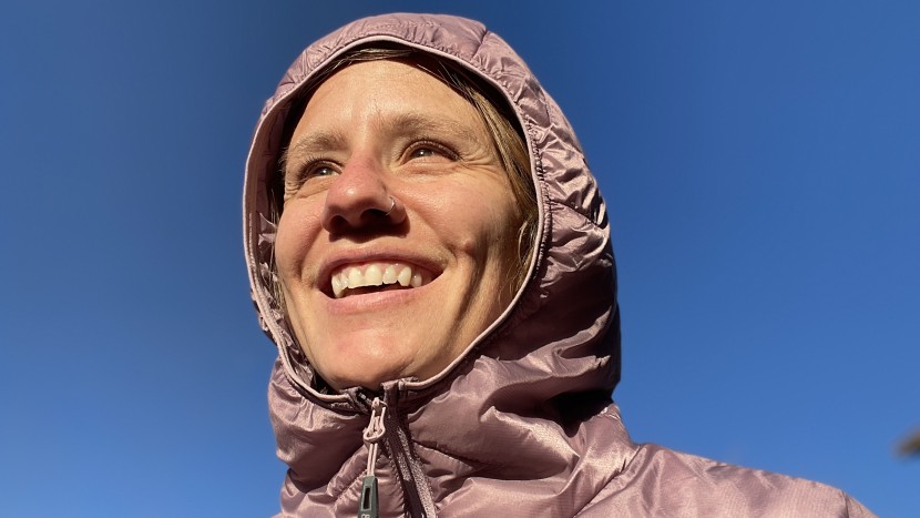 outdoor research superstrand lt hoodie for women - the superstrand hood manages to be fitted enough to wear over a bare...