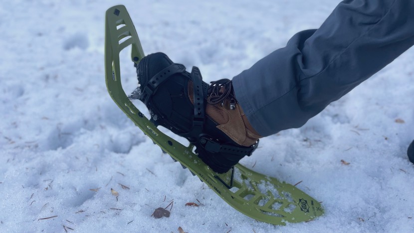 atlas helium trail - flex in the deck makes for easier walking.