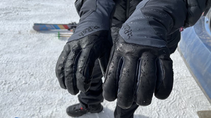 rab khroma freeride gore-tex gloves - the khroma repels all water, making it a great choice for skiing in...