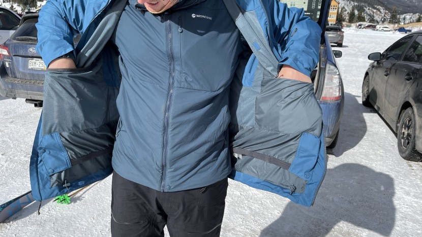 patagonia powder town - a powder skirt and two large interior pockets add plenty of...