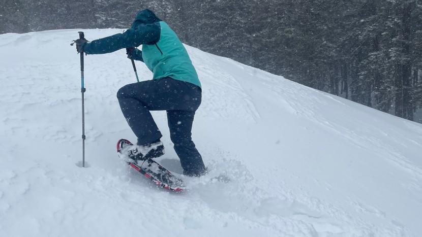 chinook trekker - testing flotation on a stormy day. the chinook does reasonably well...