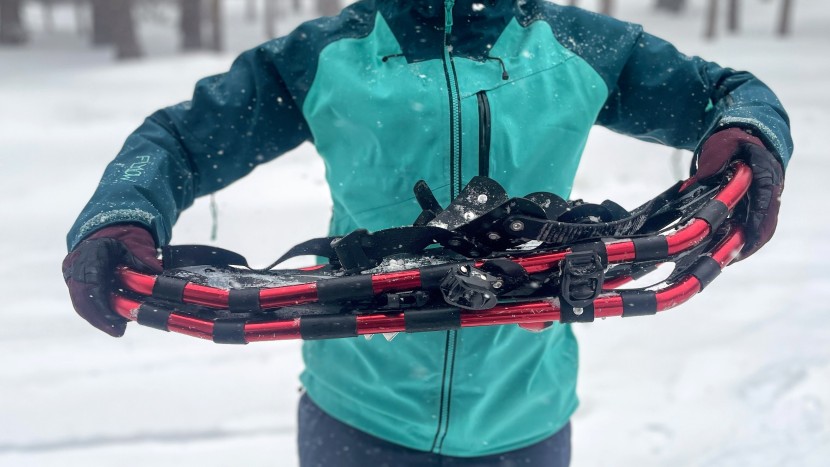 chinook trekker - the bindings pack flat for easy transport or storage.